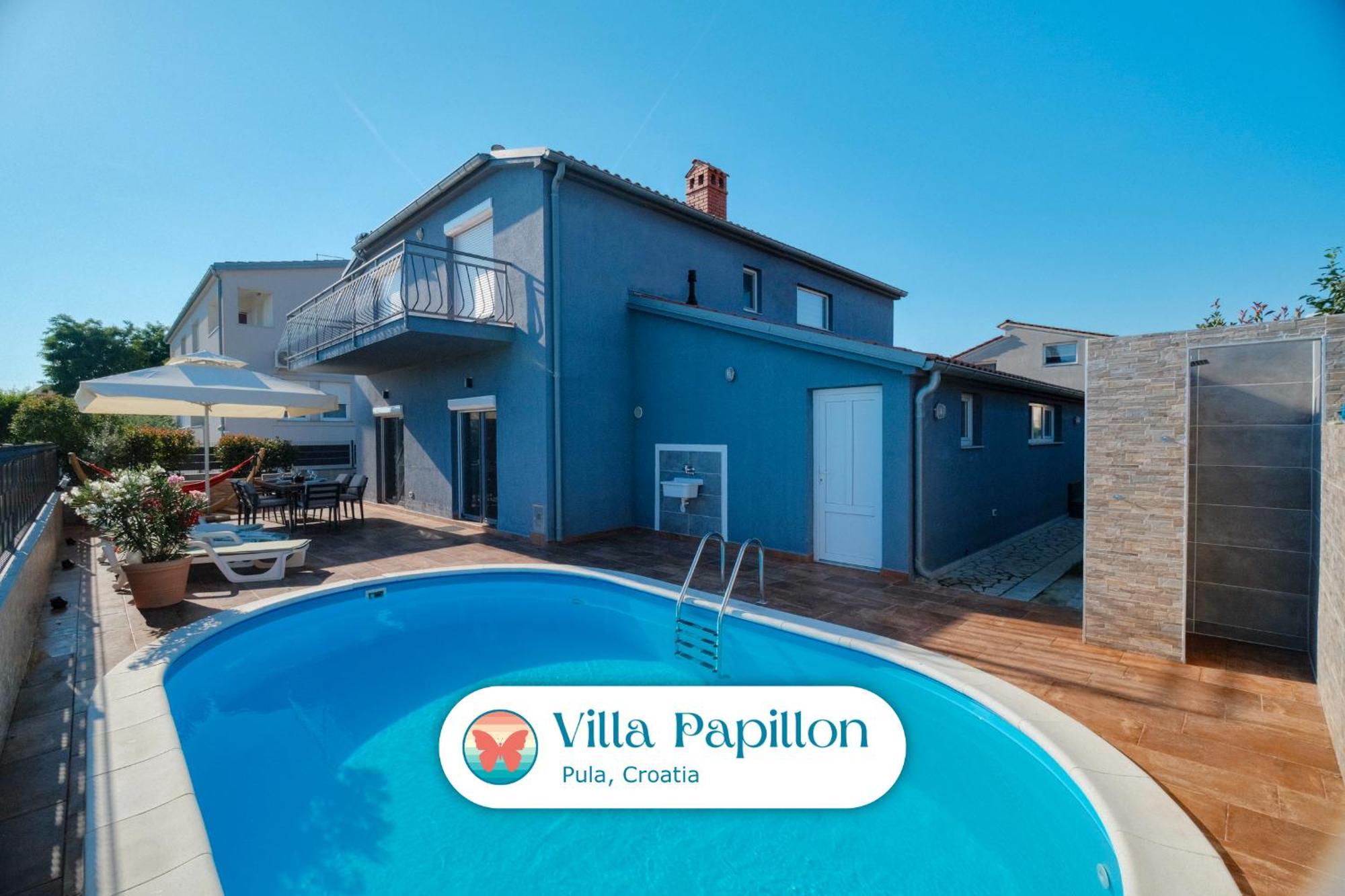 Villa Papillon - Top Ausgestattete Ferienoase Пула Экстерьер фото