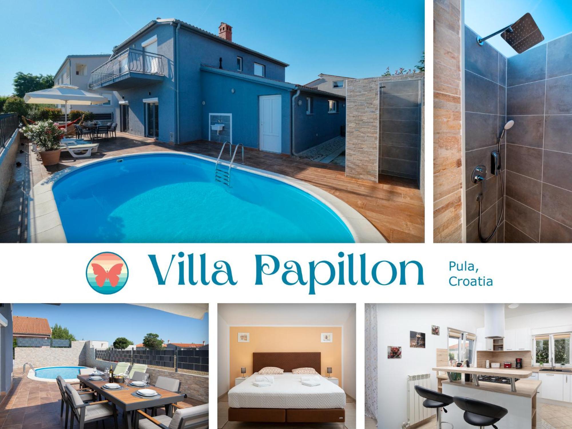Villa Papillon - Top Ausgestattete Ferienoase Пула Экстерьер фото